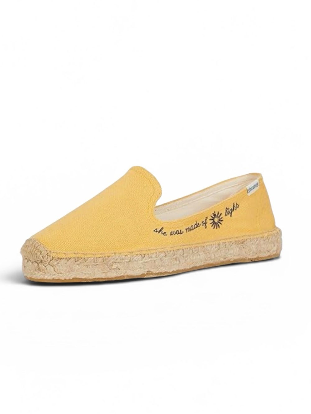 Soludos Yellow Canvas Espadrille Flat